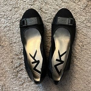 Anne Klein Sport black wedge shoe